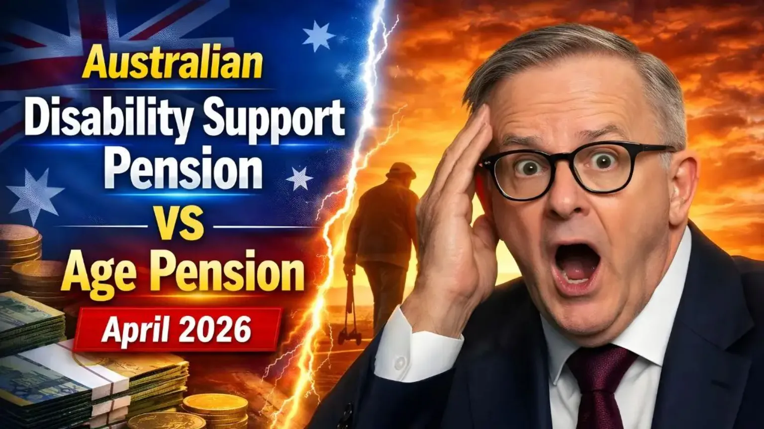 Australian Disability Support Pension vs Age Pension (April 2026)